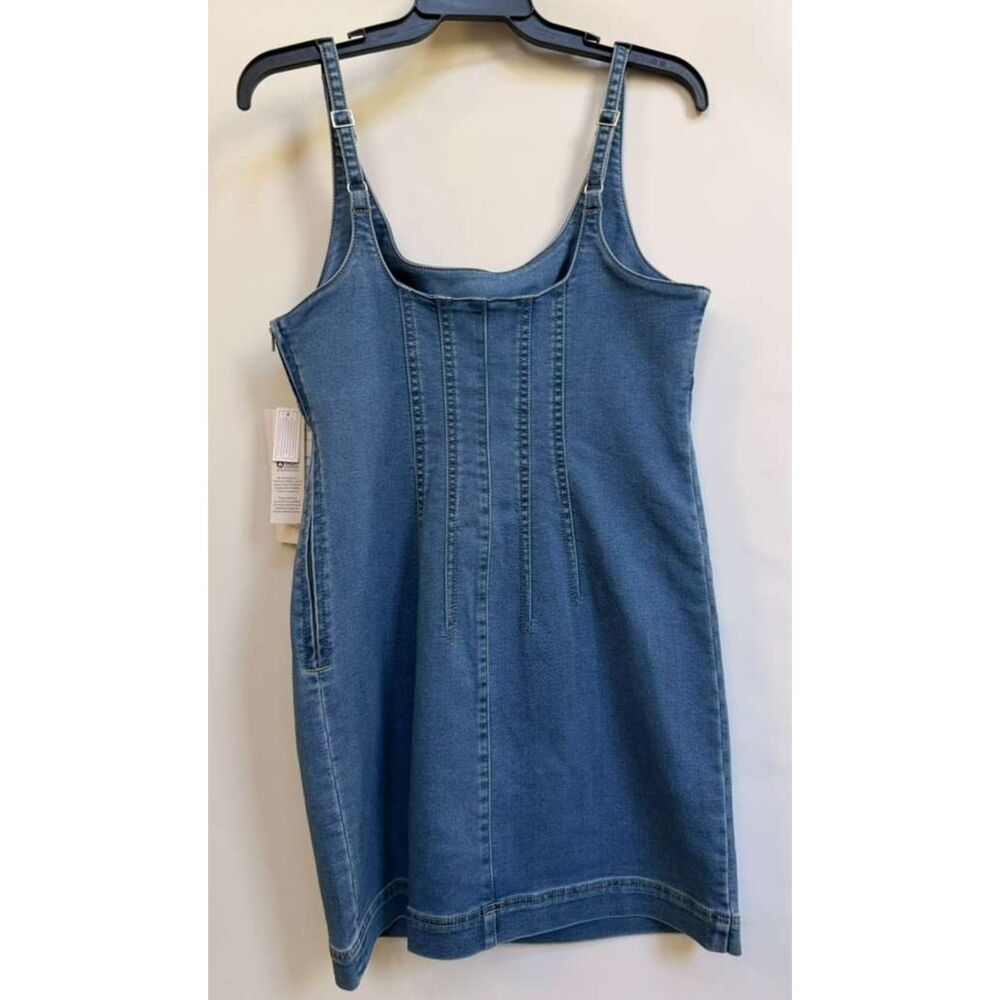 Denim Stretch Mini Dress - Picture 2 of 2